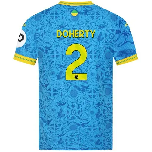 Wolverhampton Wanderers Store | Shop Official 2025-26 Wolves Pro Third Shirt – Adult DOHERTY 2 Wolves Gear